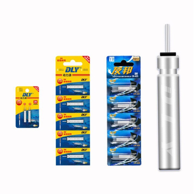 Pin Điện Tử CR-425  Lắp Phao Câu Đài Câu Đêm PIN-CR-425, Pin Phao Đêm