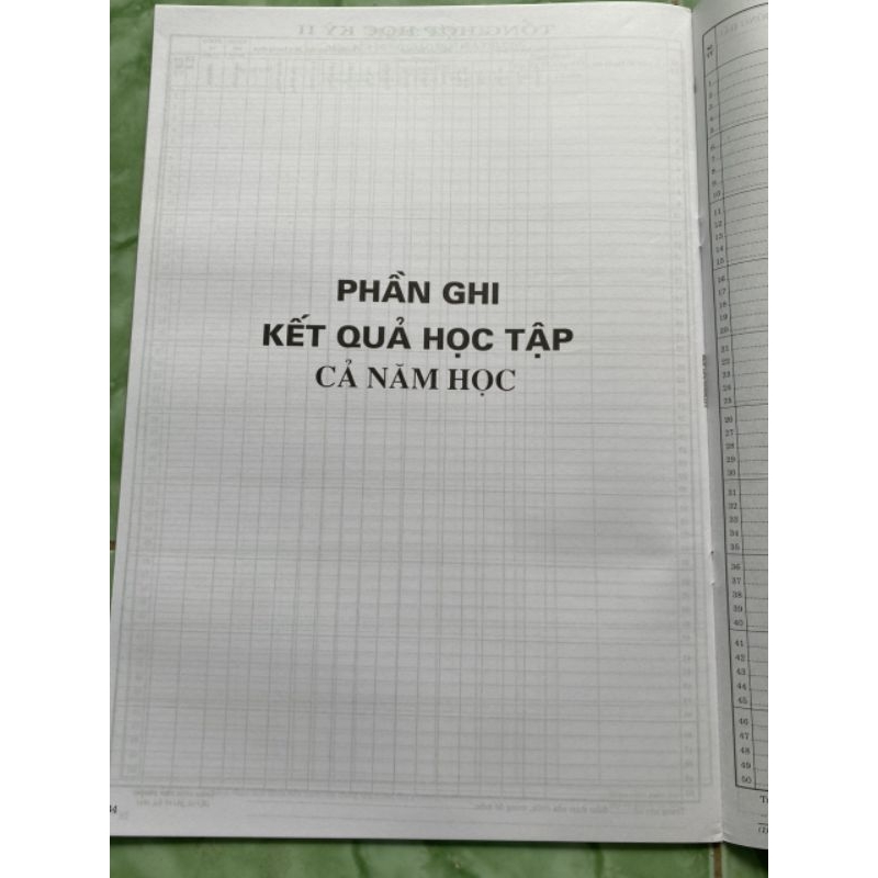 Sổ Theo Dõi Và Đánh Giá Học Viên Giáo Dục Thường Xuyên Cấp Trung Học Phổ Thông