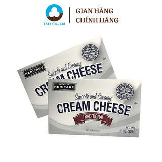 Phô mai kem Heritage 226g – Cream Cheese phô mai nhập khẩu