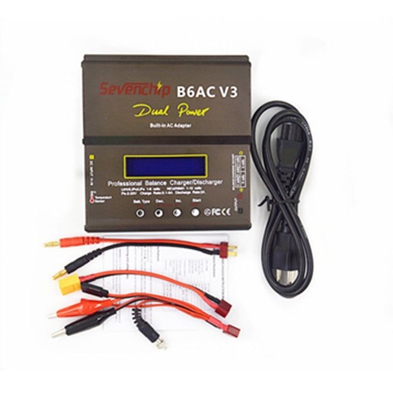 Bộ sạc pin đa năng IMAX B6AC V3 80W 2s - 6s chính hãng bản mới hỗ trợ sạc pin LiHV, Lipo, Li-on, sạc acquy, sạc pin lipo