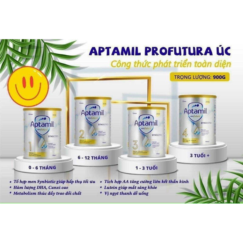 Sữa Aptamil Profutura Úc (Mẫu Mới Khắc Logo)