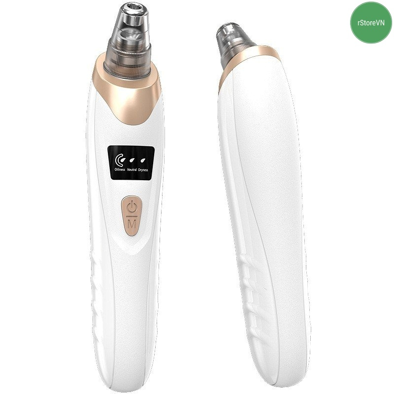 Máy Hút Mụn Đầu Đen HY9 - Mini Cầm Tay, Màn Hình LED, 5 Đầu Hút Cực Mạnh - Hàng Chính Hãng