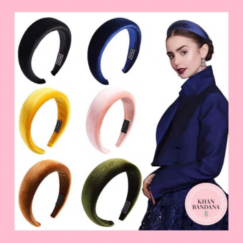 Mấn tóc nhung trơn - Mấn tóc thời trang nữ