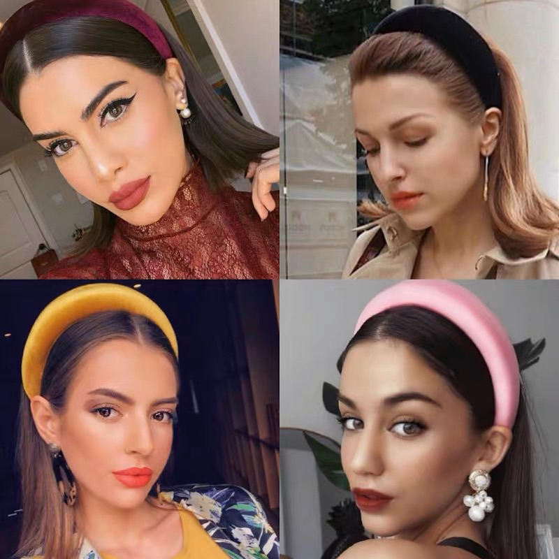 Mấn tóc nhung trơn - Mấn tóc thời trang nữ