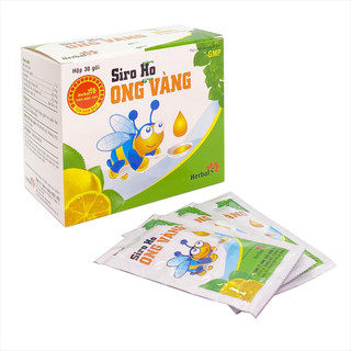 Siro ho Ong Vàng (Hộp 30 gói x 5ml) Chai 100ml