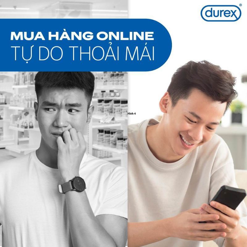 Bao cao su Durex Invisible_siêu mỏng_trơn