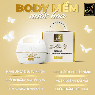 Kem Body Mềm Nước Hoa Acosmetics, 150g, Giúp da trắng sáng mềm mịn chỉ sau 7 ngày sử dụng