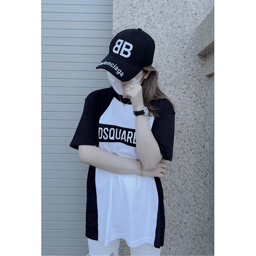 Áo Thun DSQ Phối Màu Đen Trắng - Áo Phông Siêu Cấp Nam Nữ Hai Màu Form Rộng Siêu Hot 2023 | BigBuy360 - bigbuy360.vn