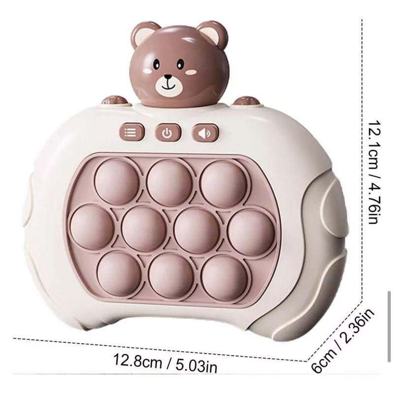 Đồ chơi Pop it cầm tay xả stress dùng pin có âm thanh và ánh sáng