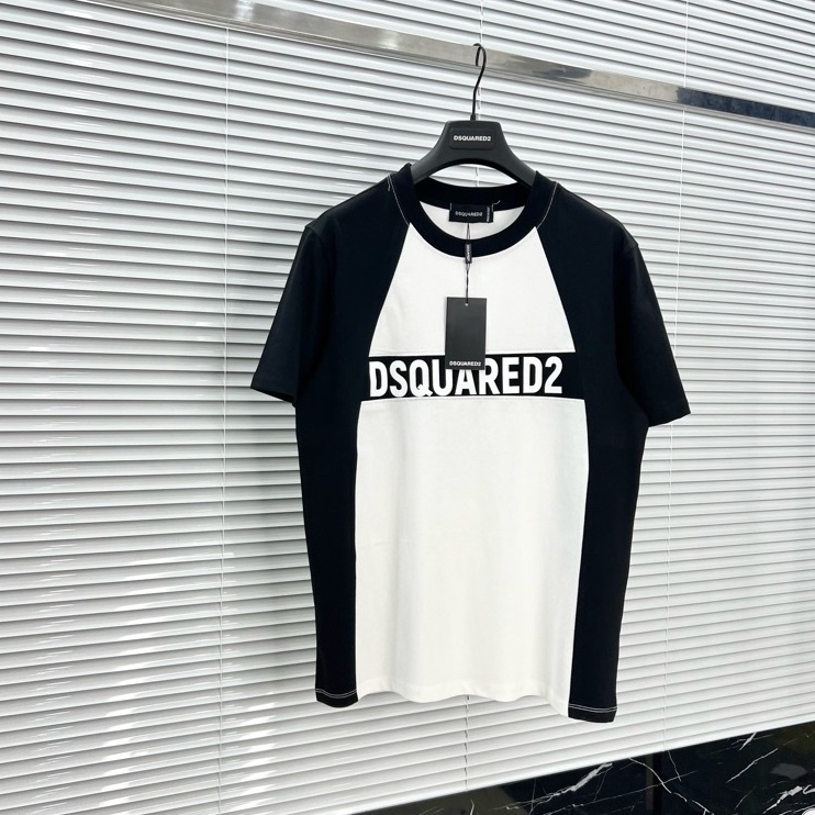 Áo Thun DSQ Phối Màu Đen Trắng - Áo Phông Siêu Cấp Nam Nữ Hai Màu Form Rộng Siêu Hot 2023 | BigBuy360 - bigbuy360.vn