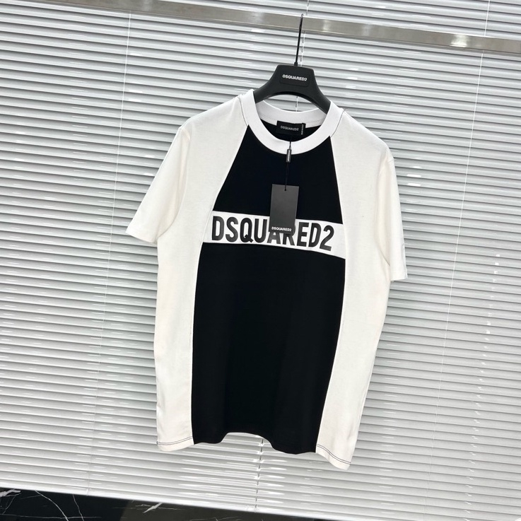 Áo Thun DSQ Phối Màu Đen Trắng - Áo Phông Siêu Cấp Nam Nữ Hai Màu Form Rộng Siêu Hot 2023 | BigBuy360 - bigbuy360.vn