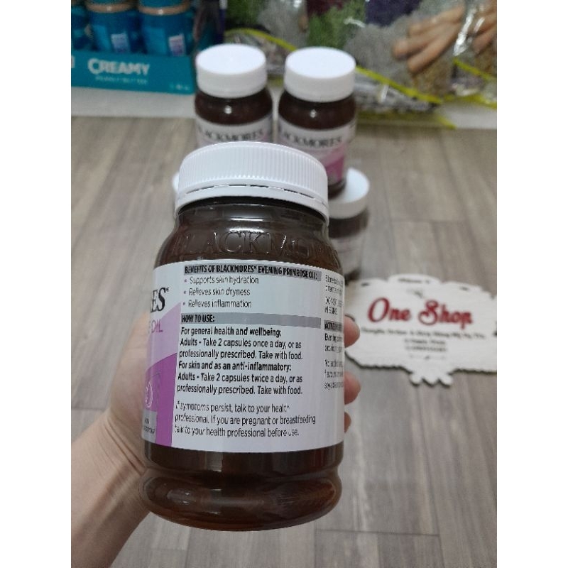 Tinh dầu hoa anh thảo Blackmores Evening Primrose Oil 190 viên của Úc