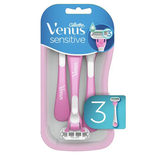 Nhập mỹ - dao cạo nữ gillette venus 3 lưỡi sensitive sensible