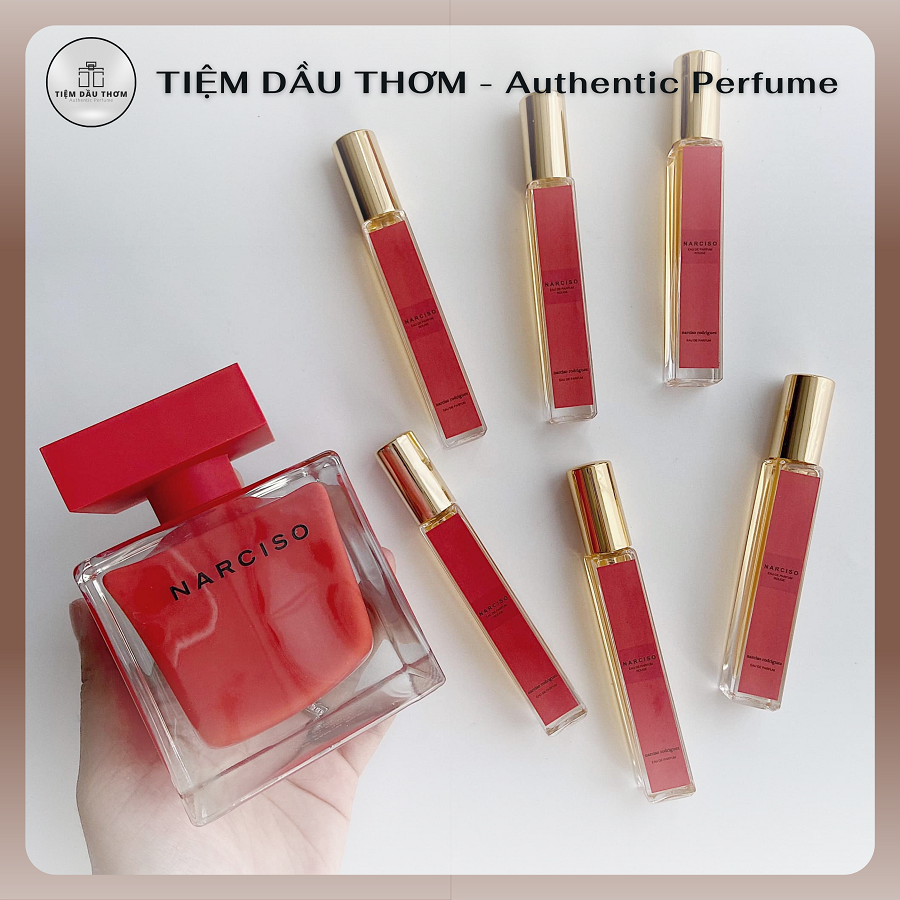 Chính hãng | Nước hoa nữ Narciso Rouge (Nar đỏ) EDP chiết 10ml