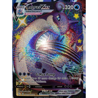 Thẻ bài pokemon - tcg - lapras vmax / sv111/sv122'