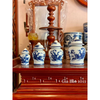 Hũ nước - muối - gạo / choé đựng muối - nước - gạo