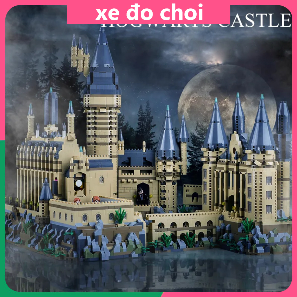 【Tặng búa+đèn】Đồ Chơi Lắp Ráp Lâu Đài Hogwarts Trong Harry Potter/Bộ Đồ Chơi Lắp Ráp Harry Potter