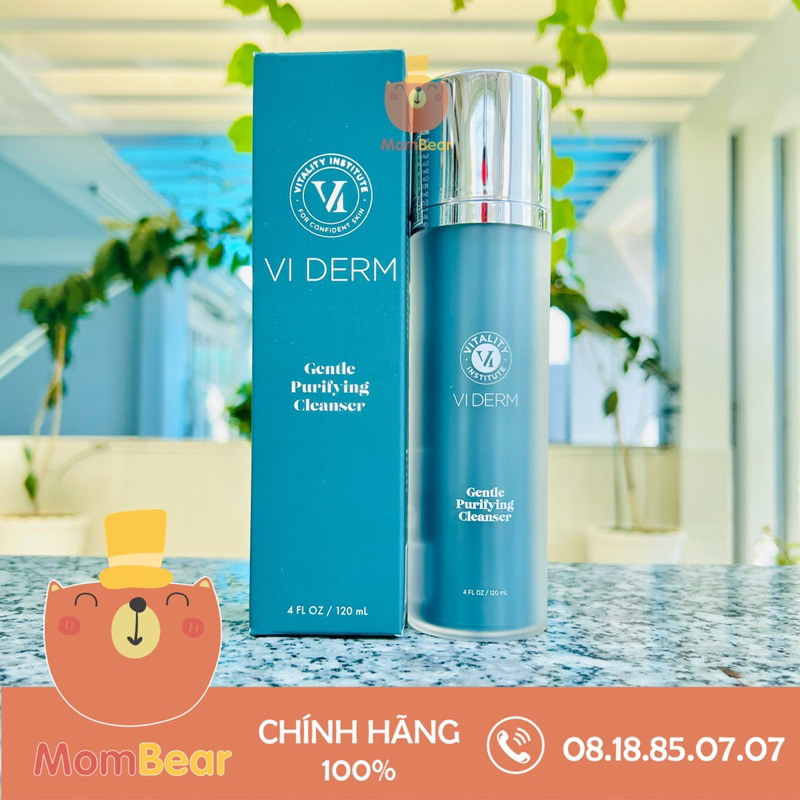 VI Derm Beauty Gentle Purifying Cleanser – Sữa Rửa Mặt Làm Sạch Da Dịu Nhẹ 120ml