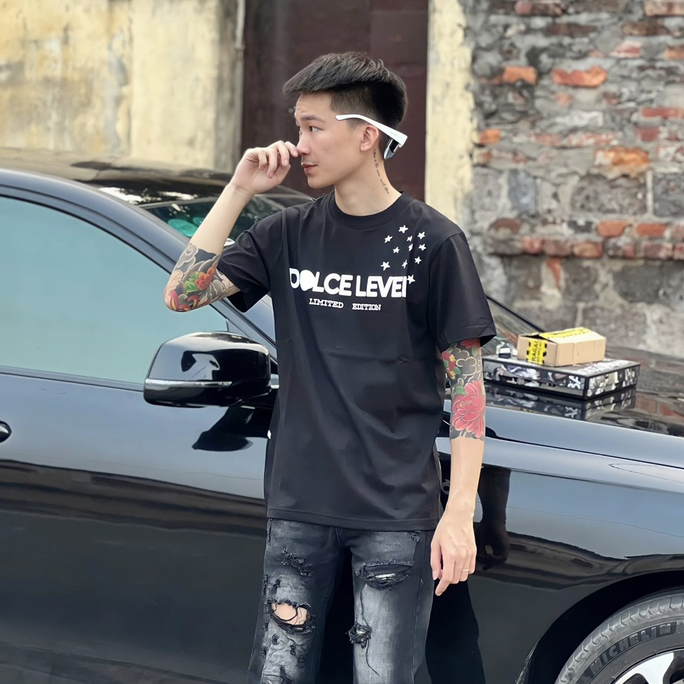 Áo Phông Nam Nữ DC Level Siêu Cấp Co Giãn Hai Chiều, Áo Thun Nam Nữ Chất Liệu Cotton