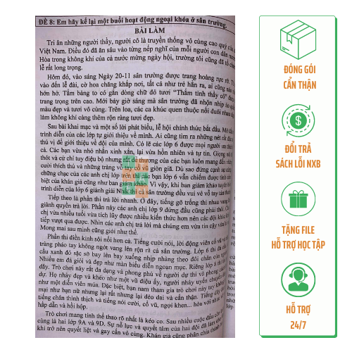 Sách - Văn Tự sự Miêu tả lớp 6