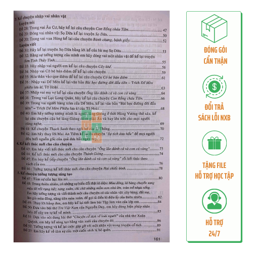 Sách - Văn Tự sự Miêu tả lớp 6