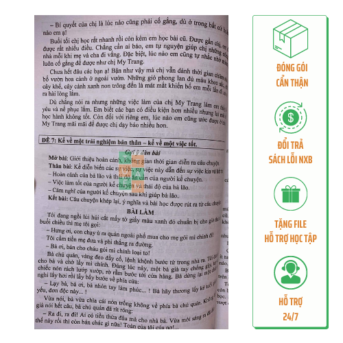 Sách - Văn Tự sự Miêu tả lớp 6