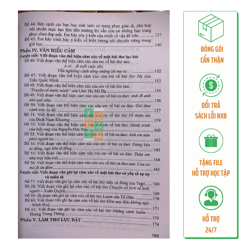 Sách - Hướng dẫn nói và viết Văn Nghị luận Biểu cảm Thuyết minh lớp 6