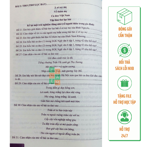 Sách - Những bài làm văn mẫu lớp 6