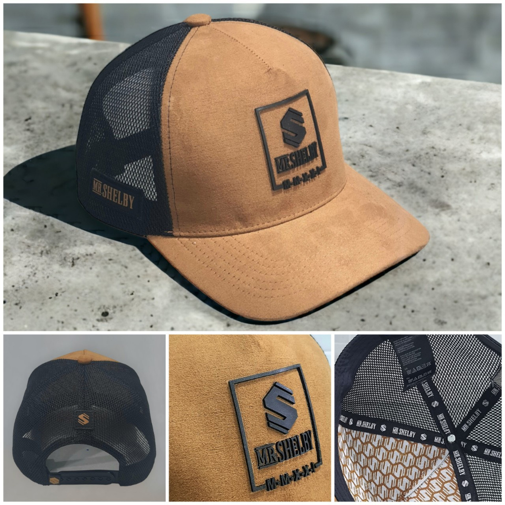 Nón kết Unisex chữ S, mũ lưỡi trai Mr Tommy Shelby phối lưới hàng cao cấp full tag mác M126