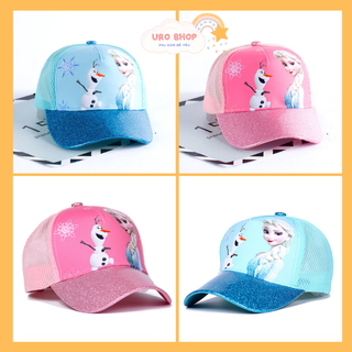 Mũ bé gái nón elsa cho bé từ 4 tuổi đến 12 tuổi mũ trẻ em nữ kiểu nón lưỡi trai M02