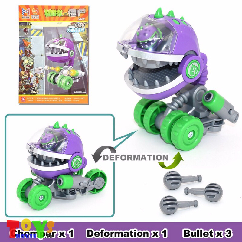 Đồ Chơi Robot Biến Hình Hợp Thể Plants Trong Game PvZ