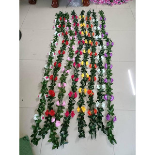 Hoa giả,dây xích hoa hồng quế,dây hoa trang trí