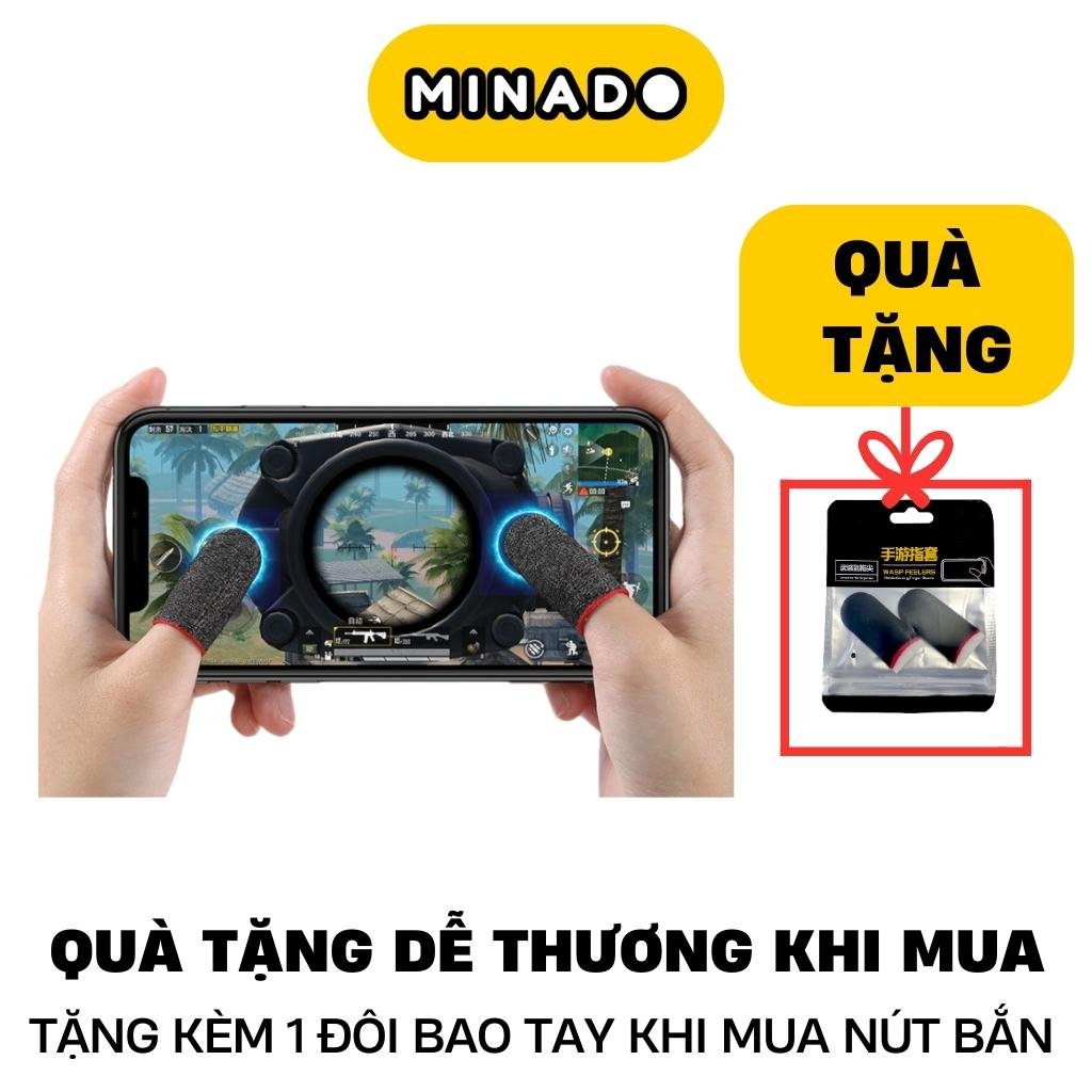 Nút bắn PUBG X2 cho các máy siêu dày 11MM tay cầm chơi game điện thoại tay cầm chơi game pubg - Minado