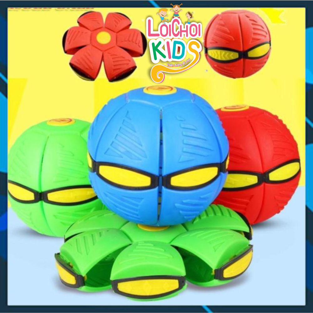 Bóng Ma Thuật, Đĩa Bay UFO Tự Nảy Có Đèn Led Nhấp Nháy Siêu Sáng - LoiChoi Kids