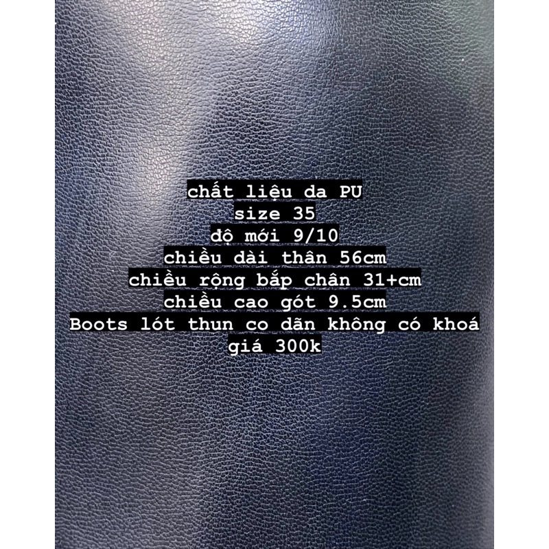 Boots da ống cao 2hand