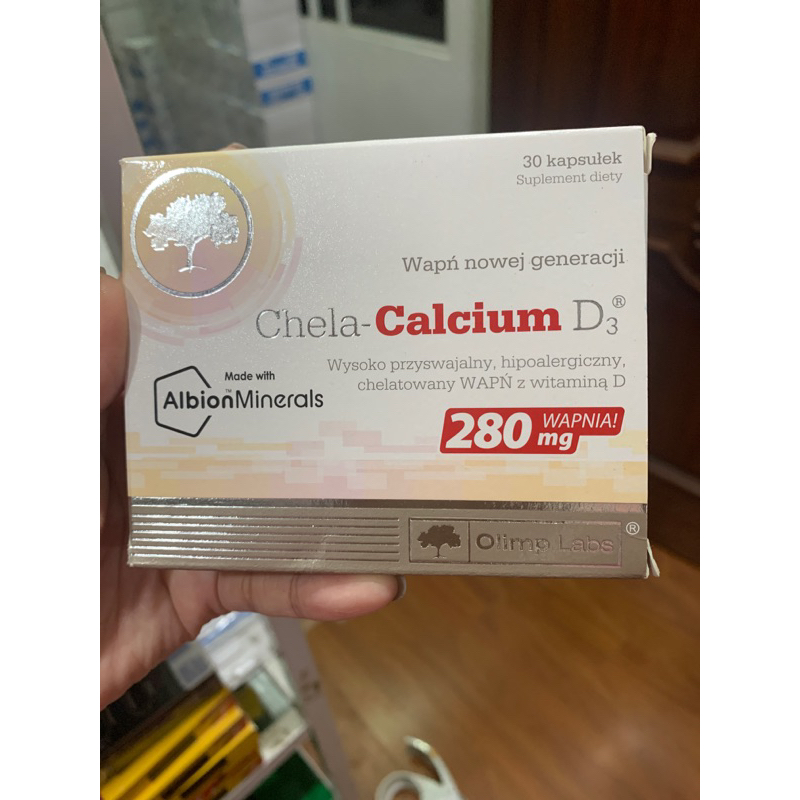 chela calcium d3 hộp 30 viên bổ sung canxi