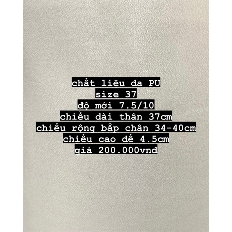 Boots da ống cao 2hand