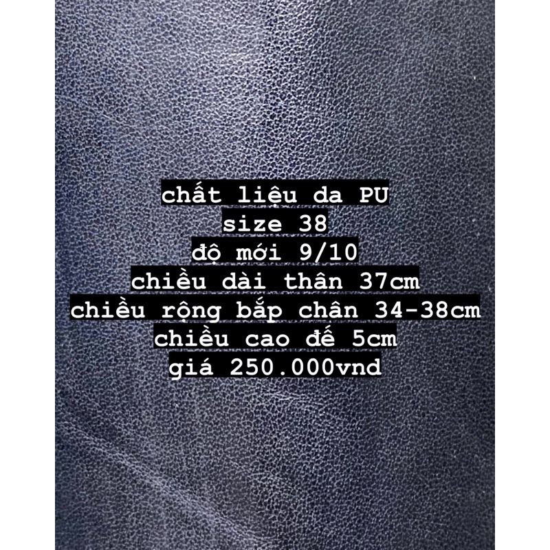 Boots da ống cao 2hand