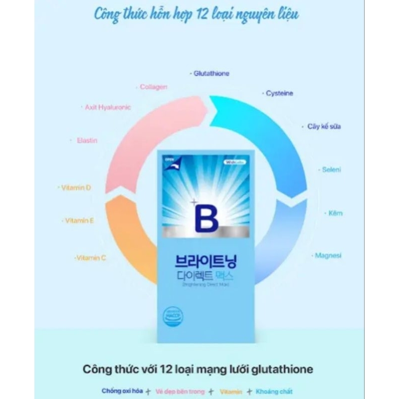 PHIN DÁN TRẮNG DA GLUTATHIONE