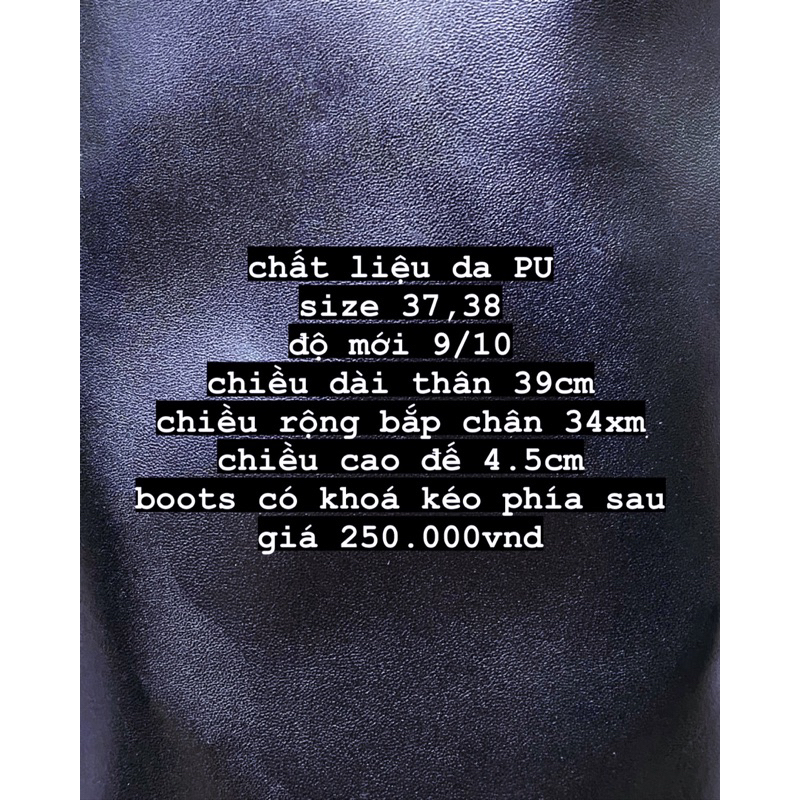 Boots da ống cao 2hand