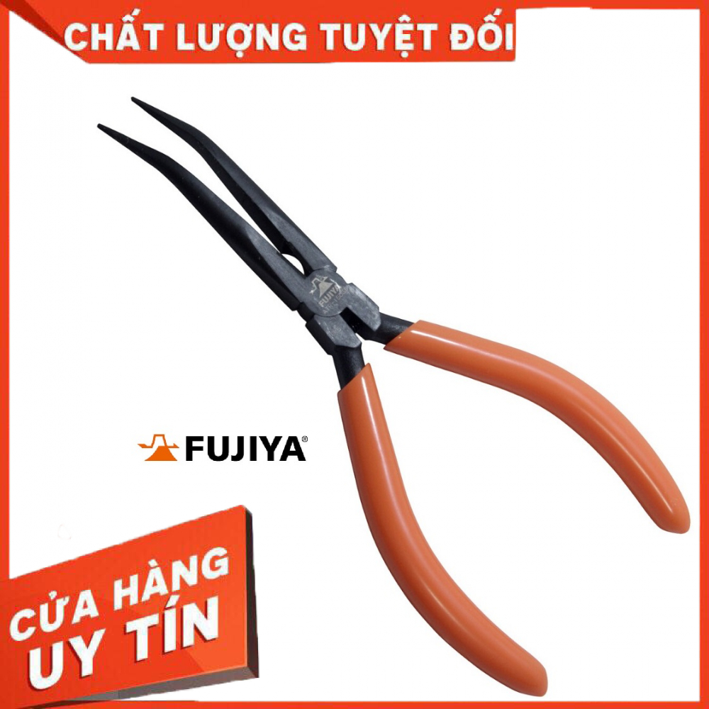 Kìm nhọn kỹ thuật mini mỏ cong Fujiya ATR-150SB - 6"/150mm Nhật Bản