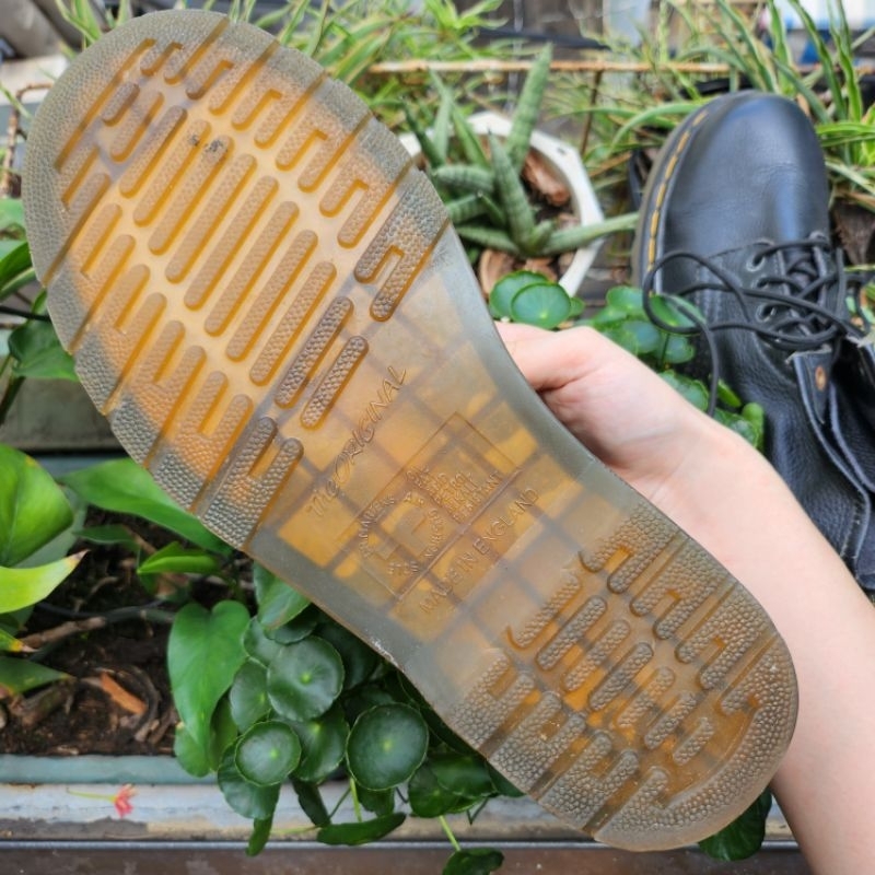 Giày boot da thật Dr.Martens AirWair AW008 da nguyên miếng vintage authentic 6UK size 39 - em và nắng