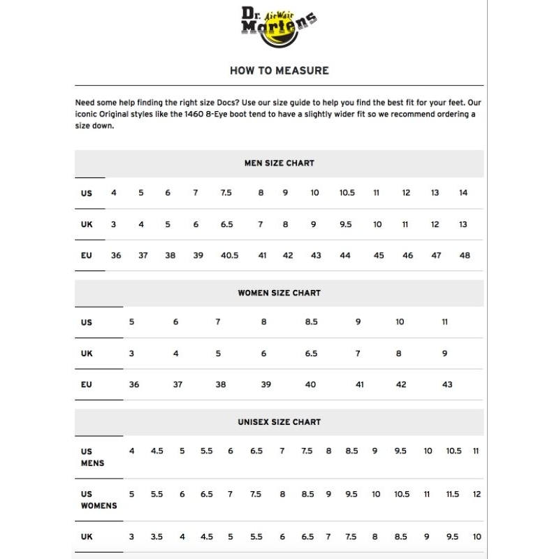 Giày boot da thật Dr.Martens AirWair AW008 da nguyên miếng vintage authentic 6UK size 39 - em và nắng