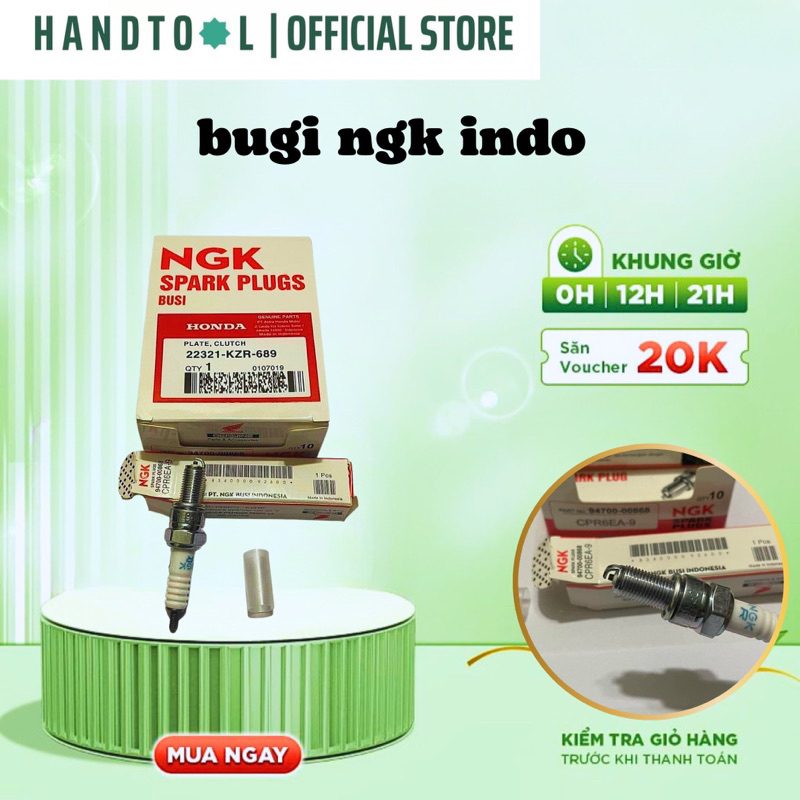 Tẩu bugi HANDTOOL honda và yamaha hàng chính hãng nhập khẩu indonesia C6HSA (bugi ngắn), C9HSA (bugi dài)