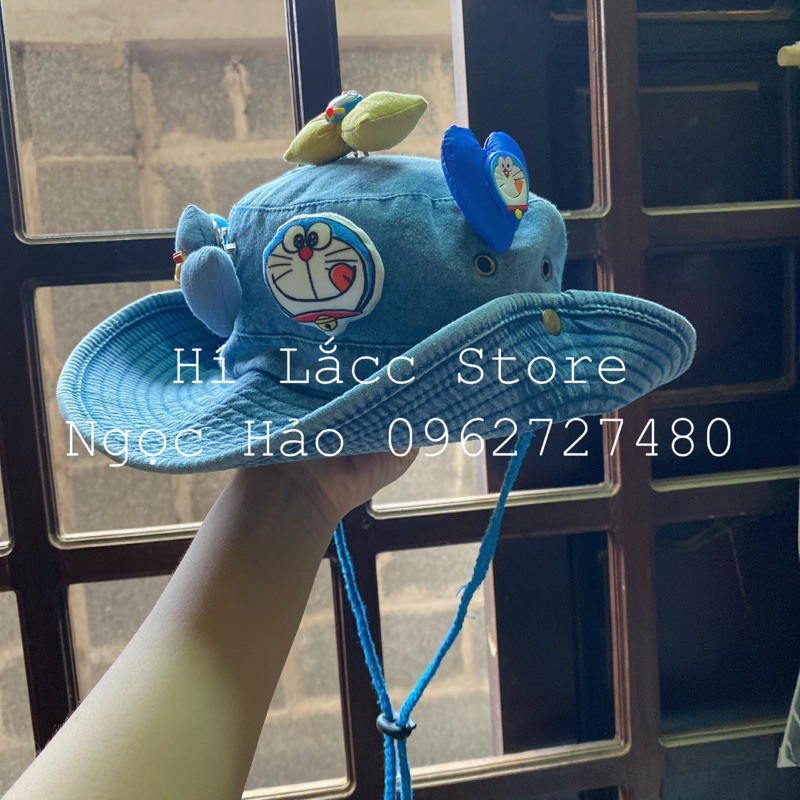 Mũ bucket doremon jean