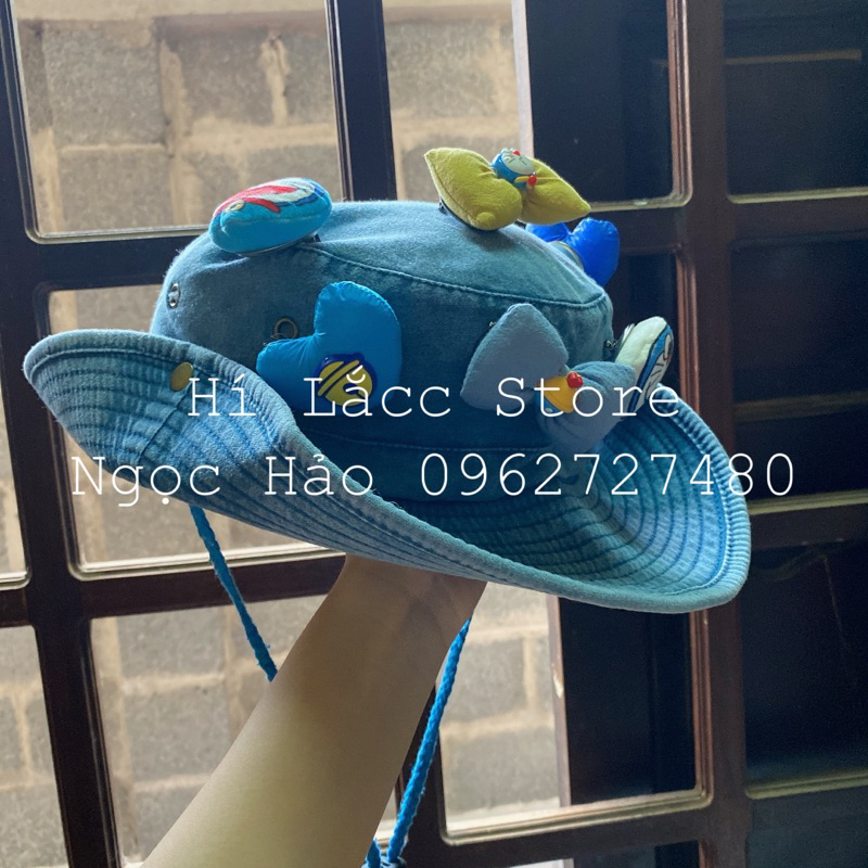 Mũ bucket doremon jean