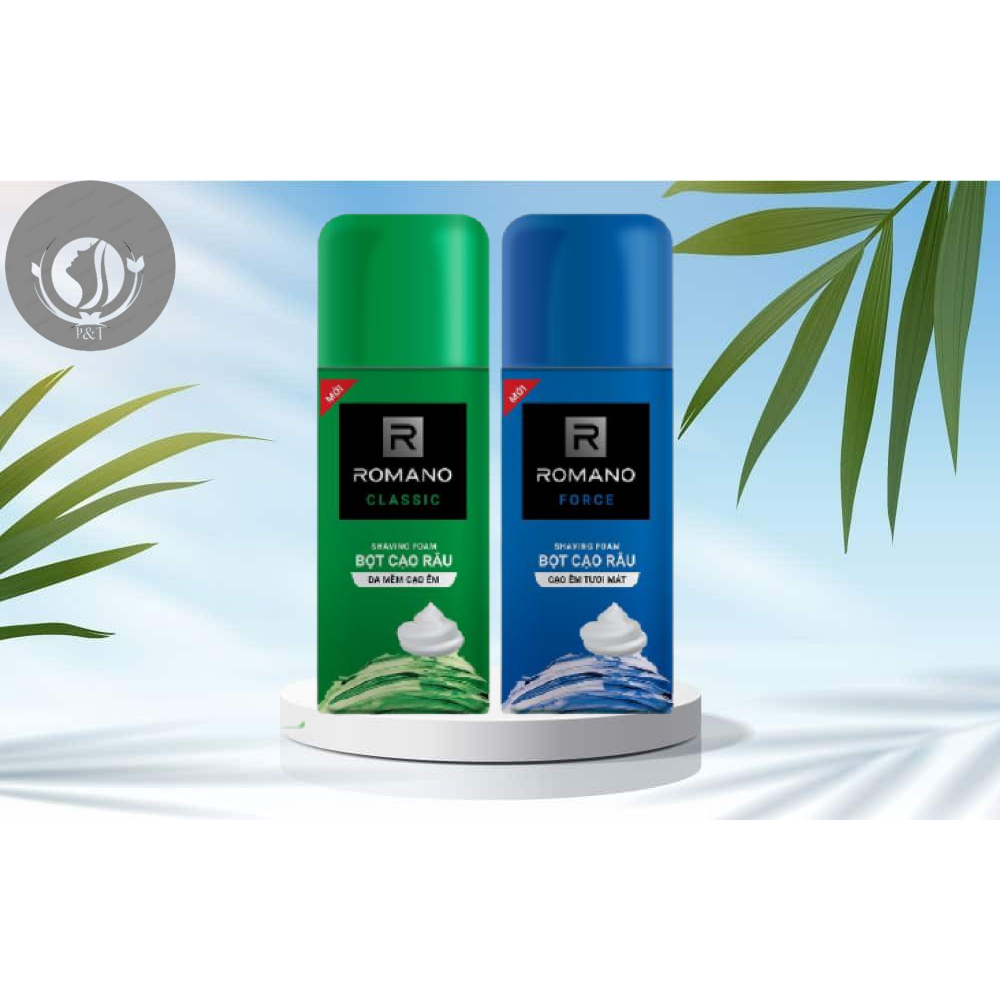 Bọt Cạo Râu Romano Classic/ Force 175g.