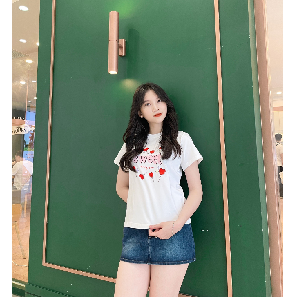 Áo Thun Baby Tee WISEN Phông Unisex Local Brand 100% Cotton Cao Cấp 2 Chiều Mẫu SWEET