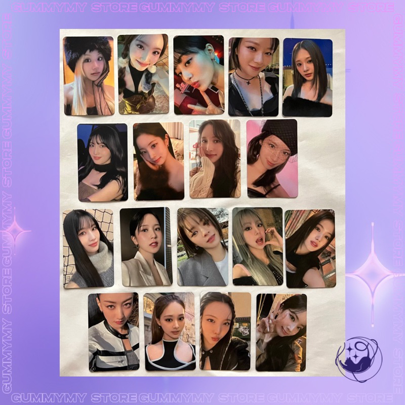 TWICE - ảnh bo góc Soundwave chính hãng, card pre Ready To Be