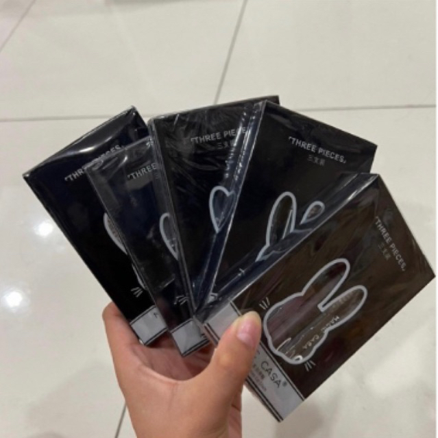 Set 3 cây thỏ đen chất son kem mịn